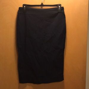 Small Navy Soho Apparel Ltd. Pencil Skirt